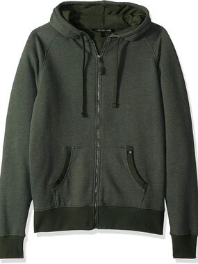 NWOT Pact Sz S Unisex Classic Full Zip Hoodie in Olive Green W/ Pockets